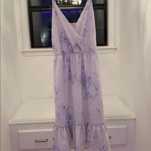 white and blue kinda snake print dress